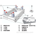 1000 kg elektronische Edelstahlzylinderwaage